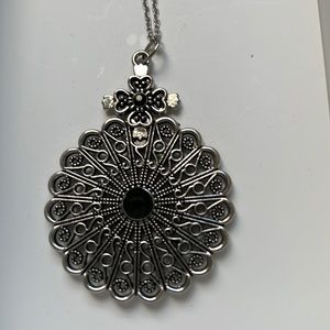 Emerald Green long necklace